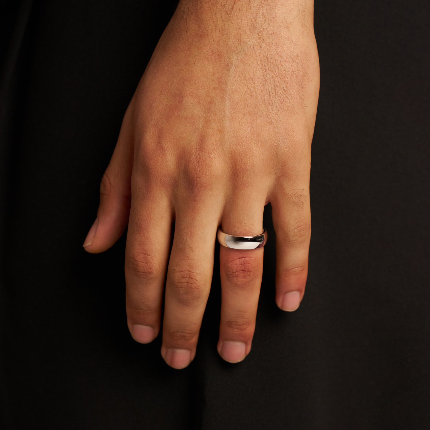 Rounded Ring (Silver) 7mm | Tungsten