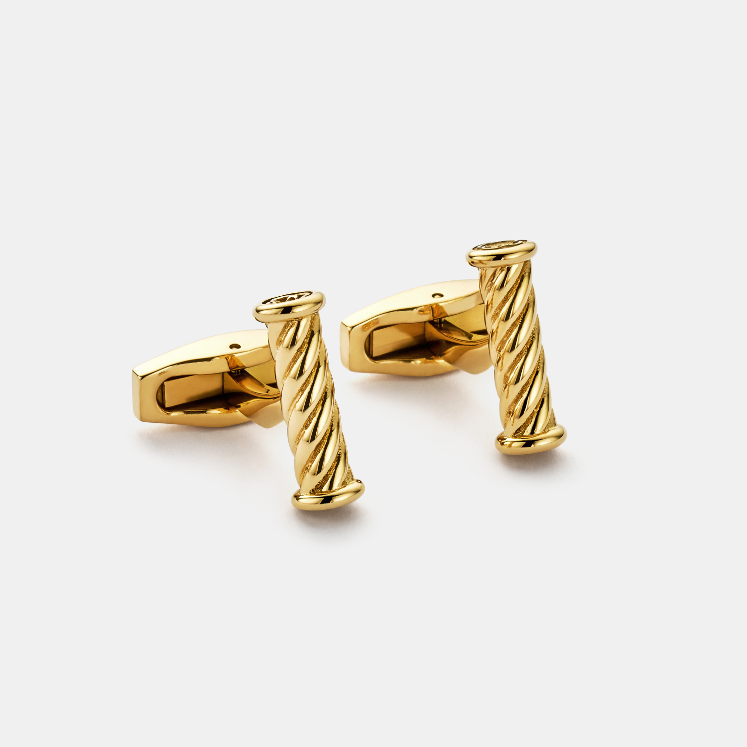 Rope Cuff Links (Gold)